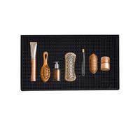 Generico Tapis de Station de Coiffeur | Tapis De Service De - Protection Flexible pour Comptoir - Pour Ciseaux, Tondeuses et Outils de Coiffure