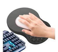 Generico Tapis Souris Ergonomique Mémoire - 31,5x22cm Mousse Repose-Poignet Antidérapant, Massage Doux Confort Longues Heures Travail, Précision Jeu Codage Programmation Bureau | pour Télétravail