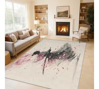 Generico Tappeti Samurai Giapponese, Tappeti Salotto Asia Orientale, Tappetino Antiscivolo e Lavabile, Tappeto Camera da Letto 160x230 cm C&J37