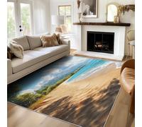 Generico Tappeti Spiaggia, Tappeti Salotto Vista sul Mare, Tappetino Antiscivolo e Lavabile, Tappeto Camera da Letto 200x300 cm C32