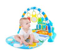 Generico Tappetini attività per bambini - da gioco per palestra per bambini, 5 giocattoli luminosi, da gioco morbido lavabile, sviluppo sensoriale interattivo | Coordinazione motoria uditiv