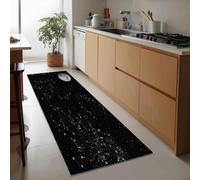 Generico Tappetini Cucina Antiscivolo Lavabile 60 x 150 cm, Spaziale Tappetino Antifatica Antiscivolo Stampato Costellazione Luna Stelle per Corridoio Lavello Da Pavimento