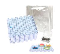 Generico Tappetini da Bloccaggio | Uncinetto - Kit Bloccaggio Maglia - per Magliaie Uncinettisti Bloccare Indumenti Lana Stanza Hobby Principianti