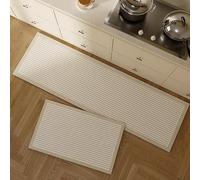 Generico Tappetini Da Cucina A Righe Antiscivolo E Lavabili In Diatomite Con Retro In Gomma Ideali Per Ingresso Zona Lavello Decorazione Per La Casa Facili Da Pulire. 40X60 Cm.