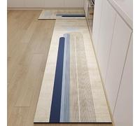 Generico Tappetini da Cucina Antiscivolo Lavabili A Righe Assorbenti con Retro in Gomma Ideali per ingresso Bagno E Zona Lavello-Arredamento Moderno per La Casa-Facili da Pulire. 40X120 Cm