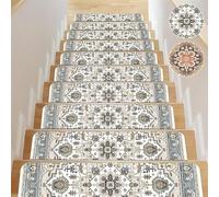 Generico Tappetini Per Scale Lavabili Ultra Morbidi Da 8 "x 30" Tappeti Per Interni Antiscivolo Per Gradini In Legno Tappetini Per Scale Adatti Agli Anziani E Sicuri Per Gli Animali Domestici