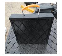 Generico Tappetini stabilizzatori universali per Gru, per Camper, per carro Attrezzi, per martinetti Pesanti, impilabili, per appoggio, 12x12, 15x15, 16x16, 18x18, 24x24 Pollici - Confezione da 4 Tap