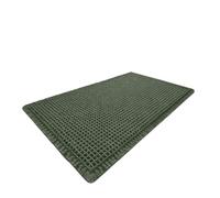 Generico Tappetino da bagno Boho super assorbente antiscivolo lavabile morbido ad asciugatura rapida Decorazione for il della fattoria(Olive green,43x61cm and 46x77cm)