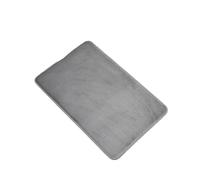Generico Tappetino da bagno in memory foam - Tappeto da bagno ultra morbido, antimacchia, confortevole per camera da letto e cucina(Light gray)