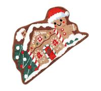 Genérico Tappetino da bagno in pan di, antiscivolo, bello zerbino natalizio 59,9 x 34,8 cm, per le vacanze invernali, per, doccia, casa, camera da, soggiorno, pavimento