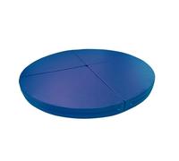 Generico Tappetino da Ballo Portatile Pieghevole Rotondo - Tappetino di Sicurezza Professionale per Yoga e Pole Dance, Schiuma reticolata, Pelle, Rivestimento Antiscivolo, Ideale per Uso Domestico e