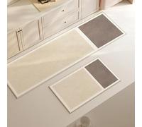 Generico Tappetino Da Cucina A Righe Antiscivolo E Lavabile Con Retro In Gomma Tappeto Passatoia Imbottito Per Ingresso Zona Lavello - Arredamento Moderno Per La Casa - Facile Da Pulire 50X80 Cm
