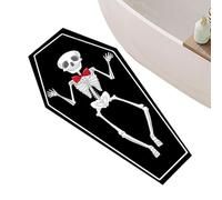 Generico Tappetino da cucina di - pavimenti da bagno progettati in gomma Matro per i pavimenti | Il tappetino rimane a pavimento pulito MATTO SCARICO | Spider Web Bat Ghost per Halloweens Decor Anno