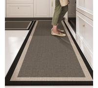 Generico Tappetino da cucina, tappeto resistente all'olio, spessore 7 mm, tappetino antiscivolo for lavello e lavanderia, nero antracite(Light gray,40x60cm)