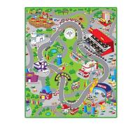 Generico Tappetino da Gioco Grande 120 x 100 cm Rivestito in PVC e Resistente ai Graffi per Uso Esterno Tappeto Cameretta Bambini Tappeto da Gioco per Bambini Tappetino Neonato Gattonamento (RACE)