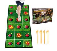 Genérico Tappetino da per feste, gigante di campo minato | Sfida di passi per 2-6 giocatori con feedback realistico del fischietto, gioco fitness per parco giochi, cortile e casa