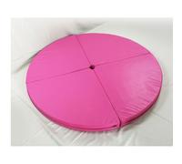 Generico Tappetino da Pole Dance Rotondo Pieghevole - Tappetino da Ginnastica e Yoga Antiscivolo e Antiurto - Sicurezza Portatile in Schiuma da 120/150/160/200 cm per Danza ed Esercizio Fisico