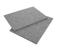 Generico Tappetino da Stiro Portatile in Feltro Spesso 12mm 35x25cm Set 2 Pezzi, Pannello Acustico Fonoassorbente per Lavori Artigianali e Trapuntatura, Resistente al Calore per