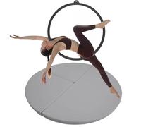 Generico Tappetino di Sicurezza Spesso per Pole Dance - Cerchio Aereo Pieghevole in Schiuma per studi di Danza, Bar, casa, Palestra (Grigio, 200 cm x 3 cm / 78,7 Pollici x 1,2 Pollici)