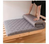 Generico Tappetino Futon Materasso Giapponese da Pavimento Tappetino per Tatami Tradizionale Materasso Pavimento Pad Materasso Arrotolabile per Camera Degli Ospiti e Camera da Letto(Gray,150x200cm)