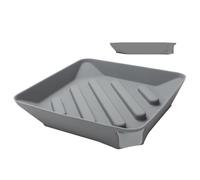 Generico Tappetino per Asciugare I - Supporto per Spugne in Silicone | Tappetino Antiscivolo per Scarico con Beccuccio - per Piano di Lavoro Bagno Lato Ripostiglio Appartamento Doccia