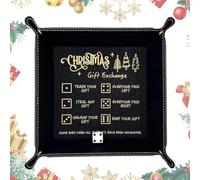 Generico Tappetino per il Lancio dei,PortaPieghevole In Pelle PU | Vassoio Con Regole Incise Per Lanciare I,Per Dormitorio Serata Di Giochi Sala Giochi Raduni Familiari Feste Di Vacanza