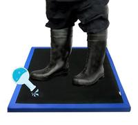 Generico Tappetino per la disinfezione delle Scarpe, per ospedali e Laboratori, Antiscivolo e antimacchia, per Esterni, per igienizzare Le Scarpe, 59 x 69 cm