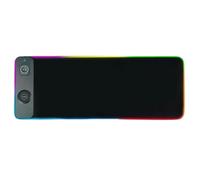 Genérico Tappetino per mouse con luce - Caricabatterie wireless impermeabile RGB da 15 W - Tappetino da gioco magnetico antiscivolo a ricarica rapida 80 x 30 cm - per PC da gioco, telefono, portatile