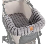 Generico Tappetino per passeggino per cani - lavabile in peluche da 19x15 pollici per protezione invernale, comfort di viaggio con fibbia di sicurezza magnetica, per sedile per animali domestic