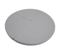 Generico Tappetino per Pole Dance, Imbottitura di Sicurezza Spessa e Pieghevole Extra Large per Pavimento, Cuscino Portatile per Yoga, Esercizi e Danza per casa, Palestra e Studio (Grigio, 150 cm x 3