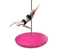 Generico Tappetino per Pole Dance, tappetini Spessi Antiurto per Pole Dance - Cuscinetti di Sicurezza anticollisione per Yoga, Cerchio e Palestra Domestica - Tappetino Protettivo Rosso per Una Maggio