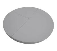 Generico Tappetino per Pole Dance, Tappetino Circolare di Sicurezza per Pole Dance e Cerchio Aereo, Cuscinetto in Schiuma Antiscivolo per Palestra, Yoga e Fitness a casa (Grigio, 150x3 cm).