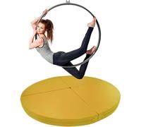 Generico Tappetino per Pole Dance, Tappetino di Sicurezza Pieghevole e Spesso per Cerchio Aereo, Ideale per Allenamento a casa, palo e Anello (1200 * 3 cm).