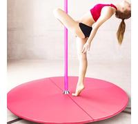 Generico Tappetino per Pole Dance, Tappetino di Sicurezza Portatile anticaduta per palo da Ballo - Cuscino Rotondo Standard, Ideale per Uso Domestico e per Ballerini (sp