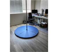 Generico Tappetino per Pole Dance, Tappetino di Sicurezza Rotondo Pieghevole per Pole Dance - Imbottitura di Sicurezza per casa/Studio, Cuscino per Danza, Ideale per Ballerini Principianti e avanzati