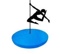 Generico Tappetino per Pole Dance, Tappetino Extra Large Blu per Pole Dance - 70,8"x2" Tappetino di Sicurezza anticaduta per Principianti, Ginnastica e Fitness, Tappetino Rotondo per Esercizi di Pole