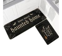 Generico Tappetino per porta 'ingresso di Halloween - Tappetino antiscivolo dal design spettrale, decorazione durevole per ingresso, bagno, cucina e zona giorno per la festa di Halloween
