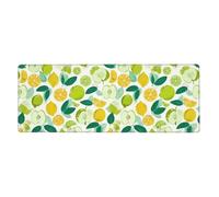 Generico Tappetino Scrivania 30X60 Mele Verdi Sottomano scrivania durevole e facile da pulire,Confortevole Superfice in Tessuto, con Base in Gomma Antiscivolo, per Ufficio e Gaming