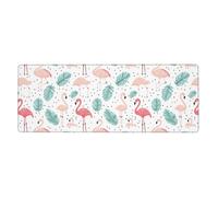 Generico Tappetino Scrivania 30X60 Verde Rosa Sottomano scrivania durevole e facile da pulire,Confortevole Superfice in Tessuto, con Base in Gomma Antiscivolo, per Ufficio e Gaming
