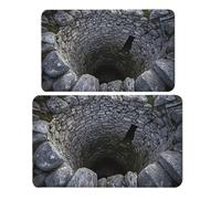 Generico Tappeto 3D Illusion - Tappeto Che Sembra Un Buco, Tappeti 3D Hole Illusion | Zerbino Da Bagno Impermeabile Antiscivolo | Tappeti D'ingresso Di Design Con Fori Senza Fondo Per La Decorazion