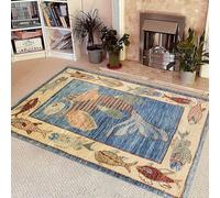 Generico Tappeto A Tema Oceanico Per Aree Ad Alto Traffico - Lavabile, Resistente Alle Macchie, Gioco Antiscivolo Per Soggiorno E Camera Da Letto,C,40 * 60cm