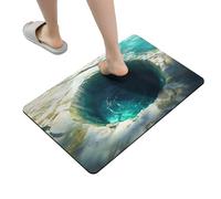 Generico Tappeto Ad Illusione 3D - Tappetino Design Voragine Senza Fondo,Tappeti 3D,Per Interni Ed Esterni Casa Soggiorno Camera Da Cucina Bagno Portico Ingresso Scale Zona Giochi Decorazione