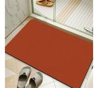 Generico Tappeto Bagno Antiscivolo Assorbente, Tappetino Bagno e Cucina 100x160cm Super Assorbente Tappeto Doccia Lavabile in Microfibra, Tappetino Doccia Stone Bath Mat Red 5-525