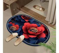 Generico Tappeto Bagno Antiscivolo Assorbente, Tappetino Bagno e Cucina 80x140cm Super Assorbente Tappeto Doccia Lavabile in Microfibra, Tappetino Doccia Stone Bath Mat Simple 5-791