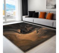 Generico Tappeto Classico da Salotto Linee Di Trama Astratte 160 x 230 cm Lavabile Pelo Corto, Buio - Tappeto Chic per Soggiorno Camera da Letto e Sala da Pranzo