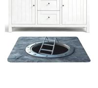 Generico Tappeto con Illusione Ottica 3D - Decorativo Antiscivolo Per Interni ed Esterni | Passatoia con Disegno Ottico Senza Fine,Per Ingresso Camera Soggiorno Cucina Bagno Scale Terrazza Area