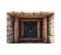 Genérico Tappeto con Illusione Ottica 3D, Tappeto Visivo Profondità, Tappeti Con Schienale Antiscivolo In Tessuto Effetto Falso Foro Decorazione Pavimento Prospettiva