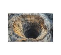 Generico Tappeto con illusione ottica - Tappetino con effetto visivo 3D | Pavimento in velluto di Visual Fun Mat, tappeto in velluto di per l'ingresso del bagno