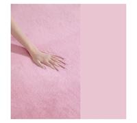 Generico Tappeto Di Pelliccia Di Coniglio Artificiale, Tappeto Interno Soffice, Peloso E Touffu Antiscivolo, Decorazione Per Pavimento Di Soggiorno, Camera E Zona Del Divano(Dark pink,120 * 180cm)