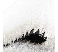 Generico Tappeto erboso Artificiale Erba Artificiale Erba Artificiale Bianca Spessa 3 cm Erba Artificiale per Erba Bianca Interna ed Esterna nello Stadio di Calcio (Dimensioni: 2 x 4 m)